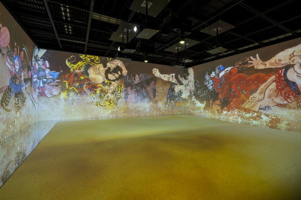 「宮本武蔵の鯨退治」「相馬の古内裏」など体感型デジタルアート「歌川国芳展」開催中　公式記録写真を公開　北海道立近代美術館