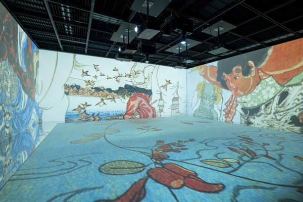 「宮本武蔵の鯨退治」「相馬の古内裏」など体感型デジタルアート「歌川国芳展」開催中　公式記録写真を公開　北海道立近代美術館