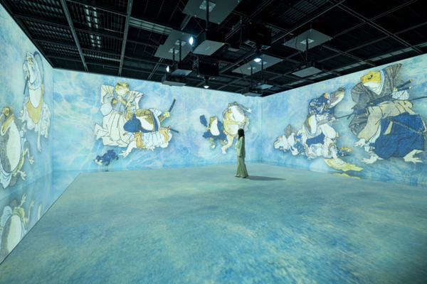 「宮本武蔵の鯨退治」「相馬の古内裏」など体感型デジタルアート「歌川国芳展」開催中　公式記録写真を公開　北海道立近代美術館