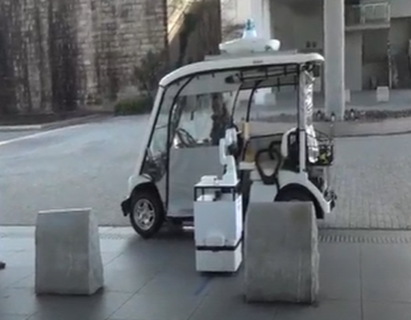 複数のロボットやモビリティの協調運行の実証を実施　イベント会場で多数の人とロボットの混在も再現　京都スマートシティ推進協議会