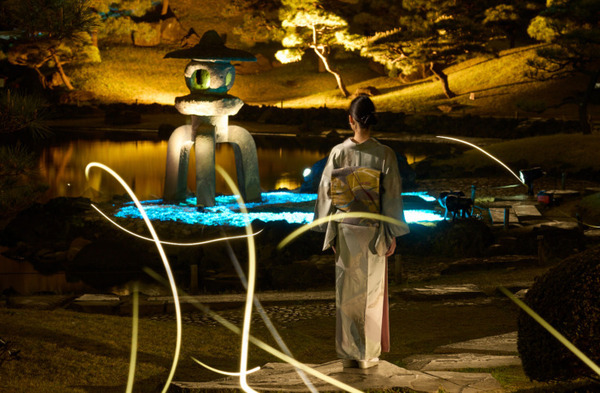 光と音のライトアップショー、デジタルアートと美食が彩る夜の庭園体験「旧芝離宮夜会」を開催　今年は初公開エリアも登場