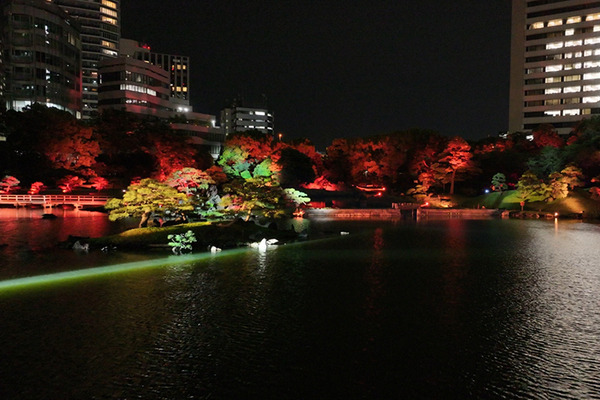 日本庭園で幻想的な光と音のライトアップを楽しむ「旧芝離宮夜会 ひかりめぐる庭」体験レポート　5月25日まで開催