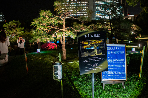 日本庭園で幻想的な光と音のライトアップを楽しむ「旧芝離宮夜会 ひかりめぐる庭」体験レポート　5月25日まで開催