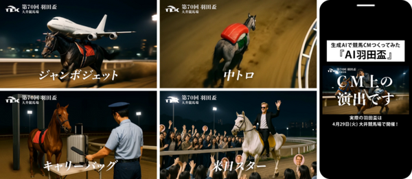 デートよりダートを選んだサラブレッド系女子「生成AIで競馬CMつくってみた」公開　東京シティ競馬