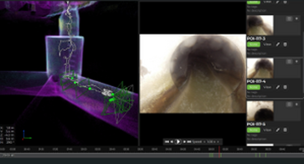 球体ドローンを使用した下水道点検を実施　老朽化が進む下水道設備の安全かつ効率的な点検手法に