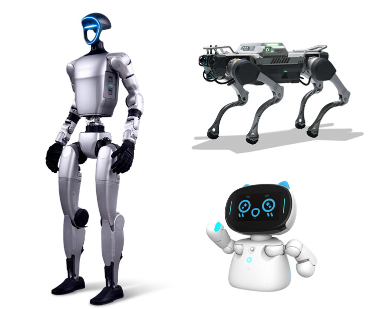 GMO AIR　ドローン展示会でヒューマノイドや四足ロボット、人命救助ドローンなど展示　VRやシミュレータ体験も