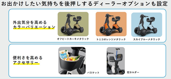 買い物や近距離移動がラクになる、ダイハツの新モビリティ発売「シニア層の毎日をアクティブに」年間販売目標は・・