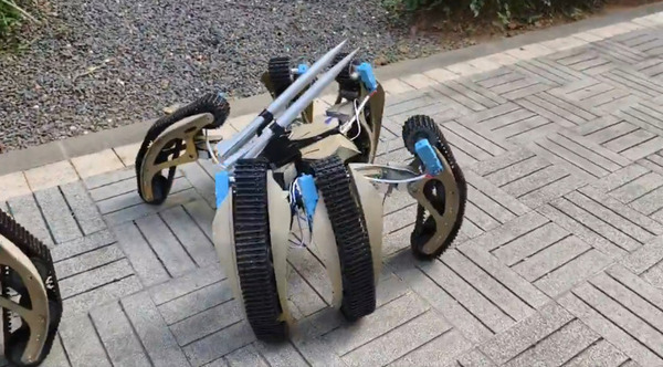 まるでSF？もしくは軍事転用の危険性も秘めるドローンロボットが登場 中国のDIY愛好家が開発