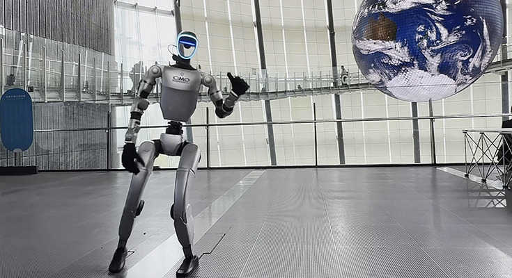 【動画】未来館に現れた「踊るヒューマノイド」GMO AIRが強化学習の成果を公開
