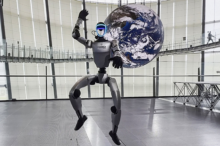 【動画】未来館に現れた「踊るヒューマノイド」GMO AIRが強化学習の成果を公開