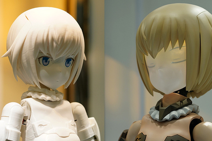 身長150cmの動いてしゃべるキューティーロイド『轟雷』全日本模型ホビーショーで初披露へ　55cmのロボットドールと特別演出で競演 画像