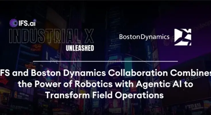 四足歩行ロボットSpotが現場巡回&AIが判断・実行 IFSとBoston Dynamics協業 画像