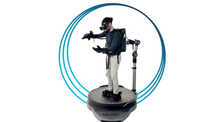 触覚グローブとVR歩行装置を統合 1HMXがヒューマノイド制御システム「Nexus NX1」公開 画像