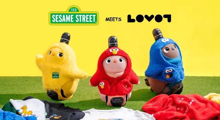 LOVOT×セサミストリート、限定アイテム発売と店舗イベントを発表 画像
