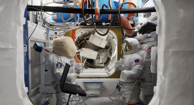 国際宇宙ステーション（ISS）の船内をリアルに仮想体験　光の表現を強化した「ISS Simulator」最新版を公開 画像