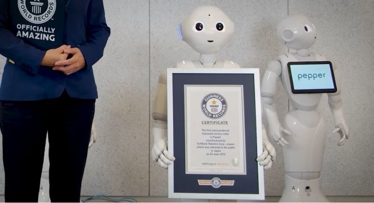 Pepper「世界初の量産型ヒューマノイド」としてギネス世界記録に認定、最新AI搭載「Pepper+」提供開始 画像