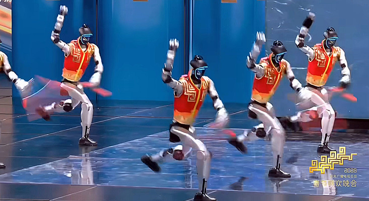 Unitree、今度は複数台のヒューマノイドが完全同期！超高度なカンフー技＋ロボット群制御の高い技術力に驚きの声 画像