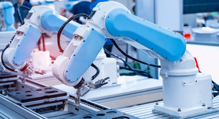 ロボット設置後の工程を50%削減、リョーサン菱洋とNTTが産業用ロボット遠隔制御に成功 画像