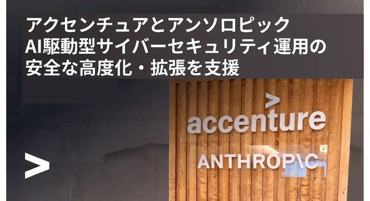 Claude搭載のAIエージェントがサイバー攻撃を撃退！アクセンチュアとアンソロピックが「Cyber.AI」を発表 画像