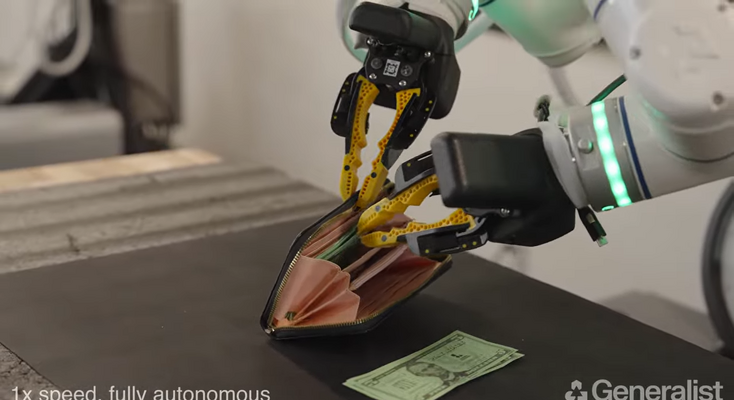 「目覚ましい進化だ、汎用ロボットが見えてきた」と話題！ロボットの学習を広げる次世代AIモデルGeneralist「GEN-1」タスク成功率99%達成 画像