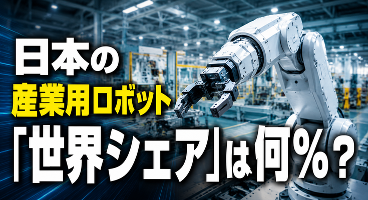 日本の産業用ロボット「世界シェア」は何%？ 65.9%、46%、38%と異なる数字の理由と注意点 画像