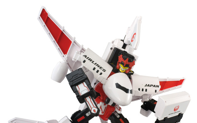 JALのジェット旅客機がロボットに変身、タカラトミー「特装合体ロボ ジョブレイバー」と初コラボ ジェット旅客機の変形ロボ玩具が発売&アニメにも登場 画像
