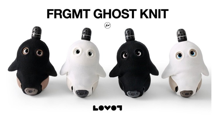 LOVOTとFRGMTのコラボ、新作ニットベースウェアを10/9から発売 モチーフはゴースト 画像