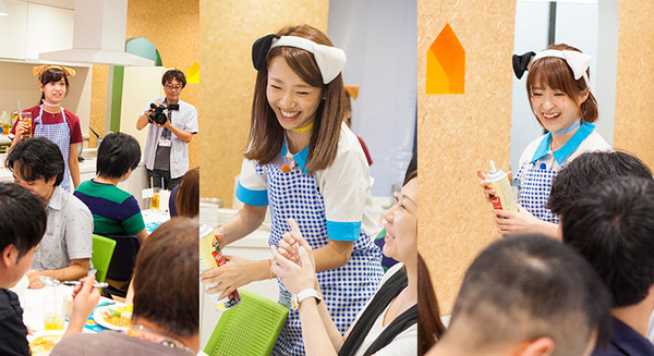 【predia】オムニボットの挑戦!!「オムニボットカフェ」ハロー！ズーマーチーム写真館　沢口けいこ、岡村明奈、竹田愛、君島光輝、矢野目美有 画像