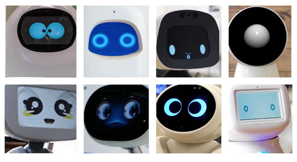 表情豊か!顔面ディスプレイのコミュニケーションロボット達 画像