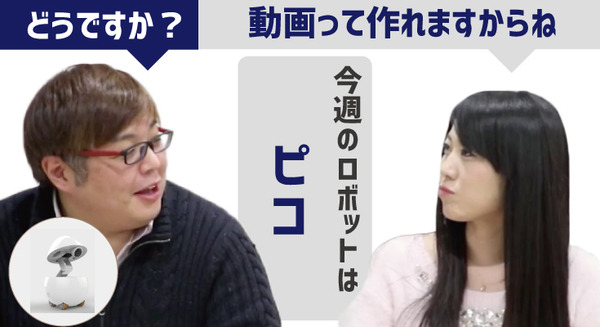 【動画：このロボ vol.32】パナソニックの卵型ロボット「PICO」のご紹介！ 「動画って作れますからね」 画像