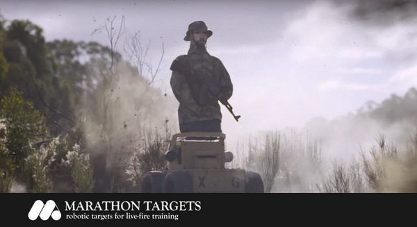 オーストラリアMarathon Targetsが開発した「動く射撃ターゲットロボット」 画像