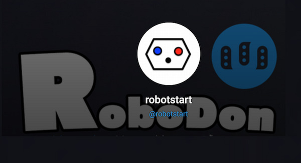 ロボット系Mastodonインスタンス「RoboDon」にて、ロボスタ公式アカウントはじめました 画像