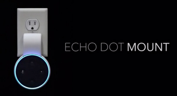 「Echo Dot Mount」があれば配線スッキリ、コンセントに刺すだけ！ 画像