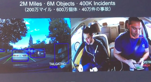 人工知能による運行サービス、自動運転サービスで衝突事故件数を37%減「NAUTO」(ナウト)【ソフトバンクワールド基調講演】 画像