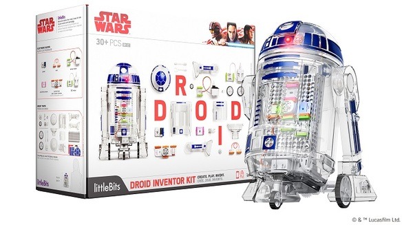 自分だけの「R2-D2」を組み立て可能なキット！無料アプリで自在にコントロールできる「DROID INVENTOR KIT」 画像