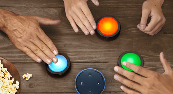 【光る早押しボタン】AmazonがAlexa Gadgets「Echo Buttons」を発表！ 画像
