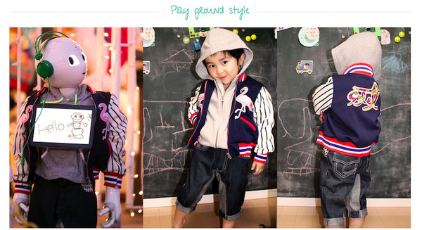 ヒューマノイドロボットのための洋服ブランドが登場、ロボットと子供をお揃いに 画像