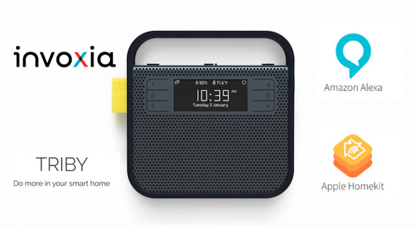 InvoxiaのAmazon Alexa搭載AIスピーカー「TRIBY」、Apple HomeKitにも対応した「TRIBY IO」へ進化 画像