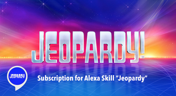 Alexaスキル「Jeopardy!」が初のサブスクリプションモデルを導入！ 画像
