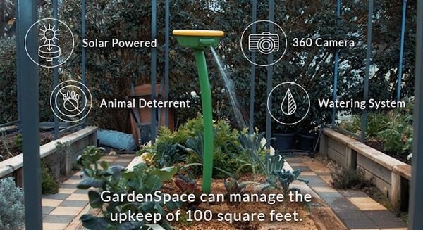 最新のガーデニングロボットは「水やり」から「動物撃退」まで行ってくれる 画像