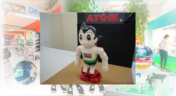 ATOMがハウステンボスに仲間入り! 「週刊 鉄腕アトムを作ろう！」の完成品ロボットが「ロボットの館」で先行展示スタート！ 画像