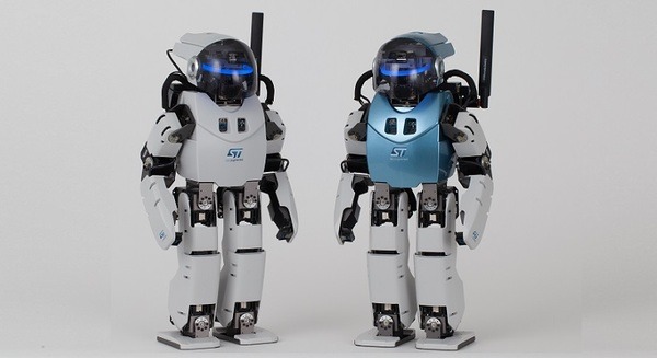 ET2017にてヒト型ロボットが展示。STマイクロエレクトロニクスがアスラテックらと連携して開発 画像