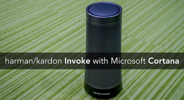 国内初?! Microsoft Cortana搭載スマートスピーカー「Harman Kardon Invoke」開封の儀！ 画像