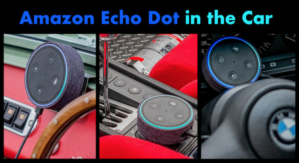 Amazonの「Echo Dot」を車に乗せてドライブへ。フェラーリやオープンカーでの使い心地は？ 画像