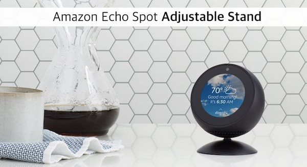 これは欲しい！ 小型ディスプレイ付き「Amazon Echo Spot」に調整スタンドが登場 画像