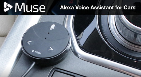 車載向けAlexaデバイス「Muse」がクラウドファンディング中 画像