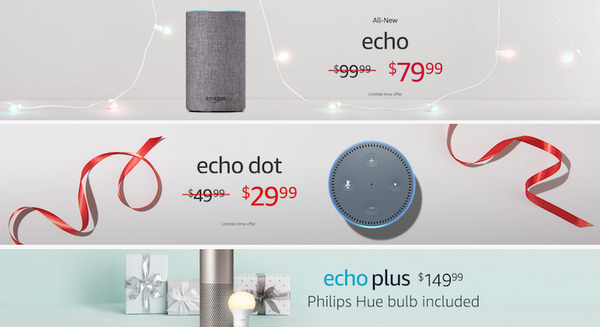 【米国】Amazon Echo最前線：Echo Dotがクリスマスに品切れ、Echo Showの値下げが終了し定価販売へ 画像