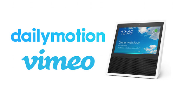 2018年1月1日よりAmazon Echo ShowでYouTube視聴不可に。代わりにDailymotion、Vimeoをリコメンド 画像