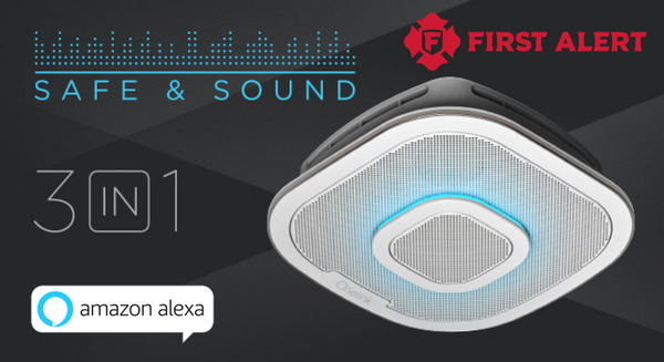 【1台三役】天井取付の火災報知器スピーカーにAmazon Alexaを搭載した「Onelink Safe & Sound」 画像