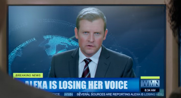 Alexaが声を失った？ Amazonのスーパーボウル予告CMが話題に 画像